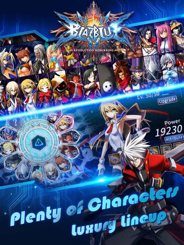 BlazBlue RR, game for IOS