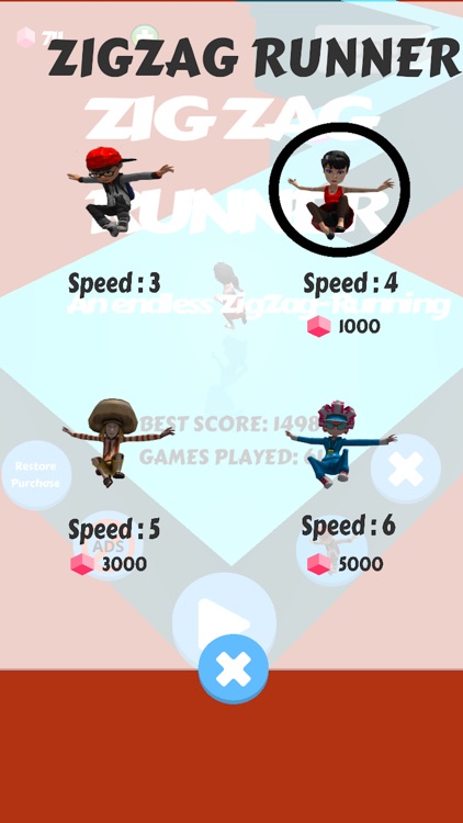 Zig Zag Runner - Arcade Game screenshot-4