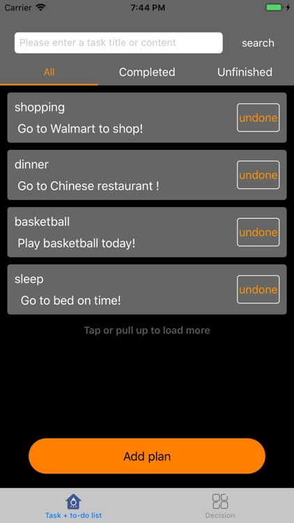 Task and decision helper