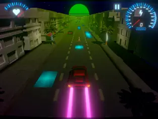 Captura de Pantalla 2 OverDrive - Synthwave Racer iphone