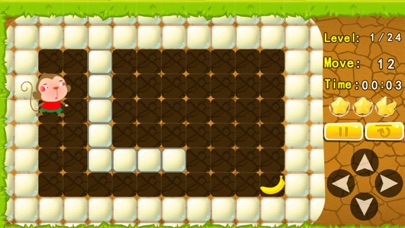 How to cancel & delete Monkey find the way to bananas (Happy Box) free puzzle games from iphone & ipad 1