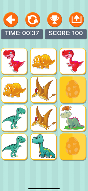 Dinosaur Memory Games for Kids(圖6)-速報App