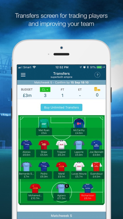 EPL Manager Fantasy