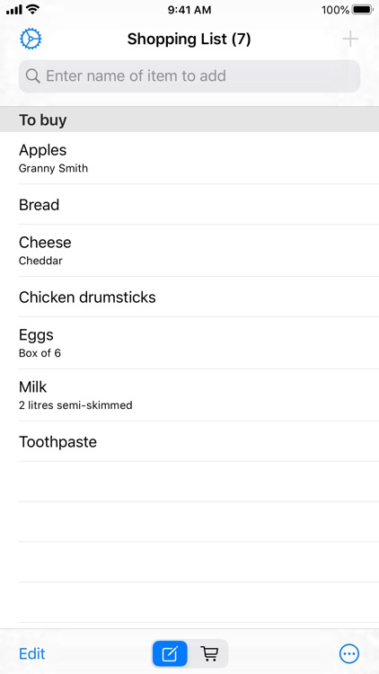 Easy Shopping List Lite