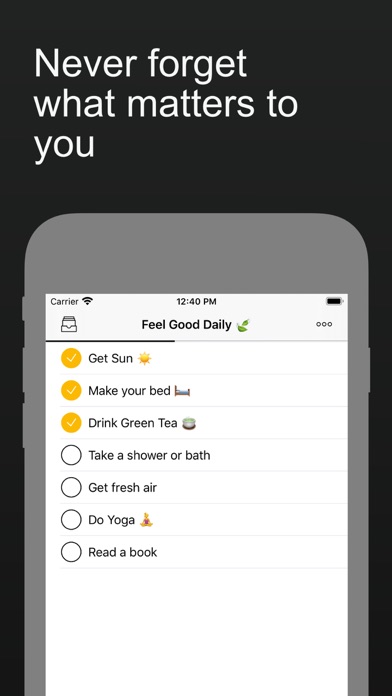 ForgetNot -Reusable checklists screenshot 3