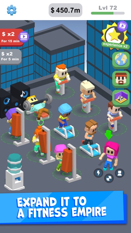 Idle Gym City - fitness tycoon