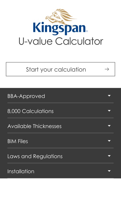 Kingspan U-value Calculator