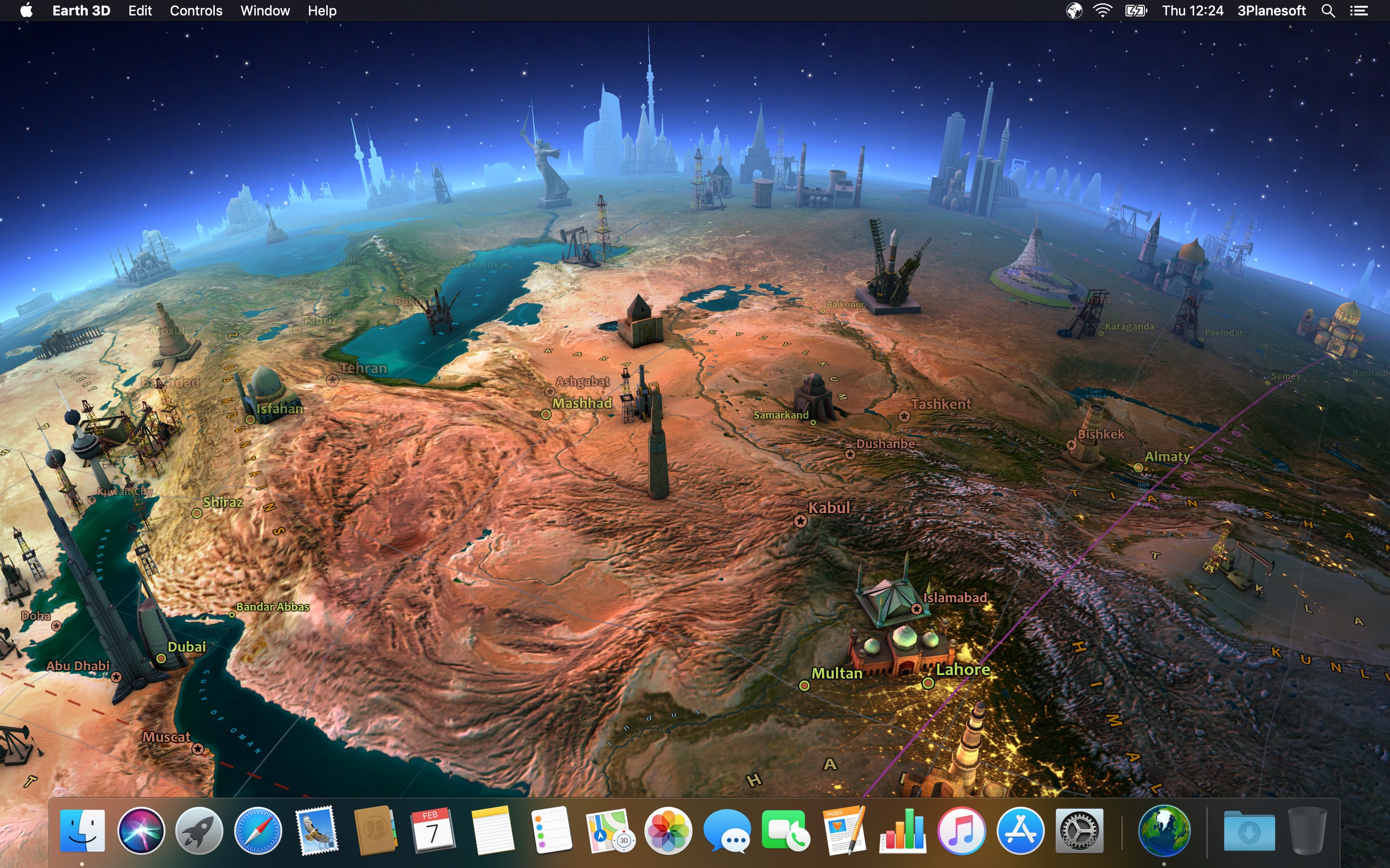 Screenshot do app Earth 3D