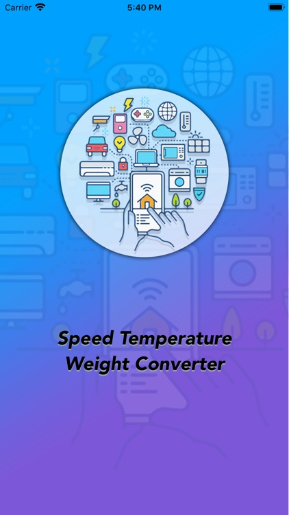 Speed Temp Weight Converter