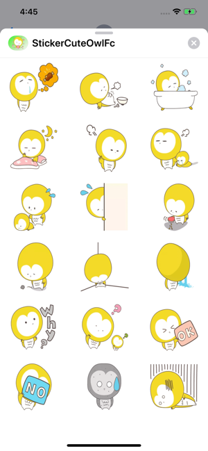 Sticker Cute Owl Fc(圖2)-速報App