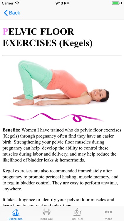 Pregnancy Exercise and yoga screenshot-3