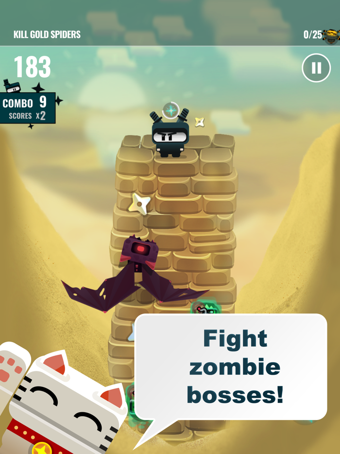 Ninja Dude vs Zombies 2