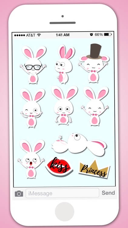 adorable Bunny Stickers screenshot-3