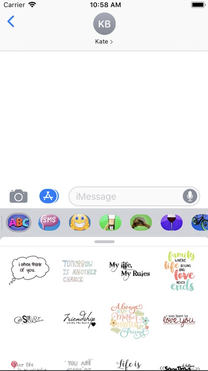 Text-Emojis Stickers