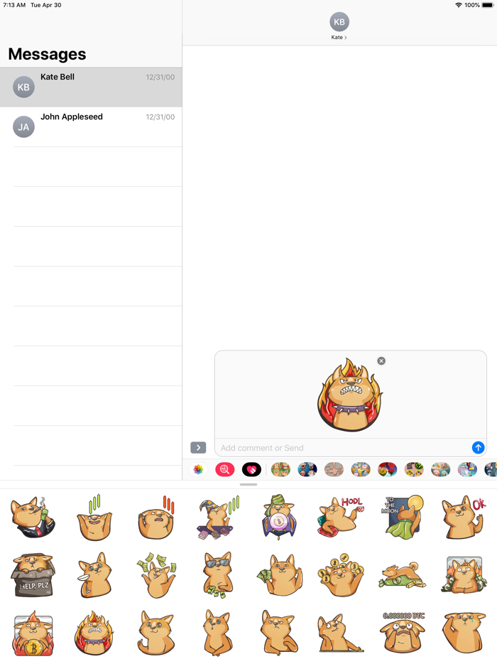 Cute Dog Stickers HD