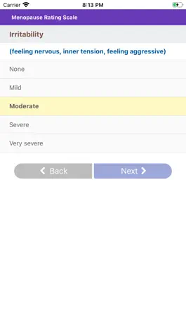 Game screenshot Menopause Rating Scale apk