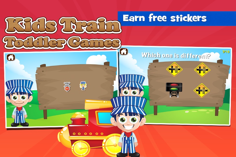 Kids Train Toddler Games screenshot 4