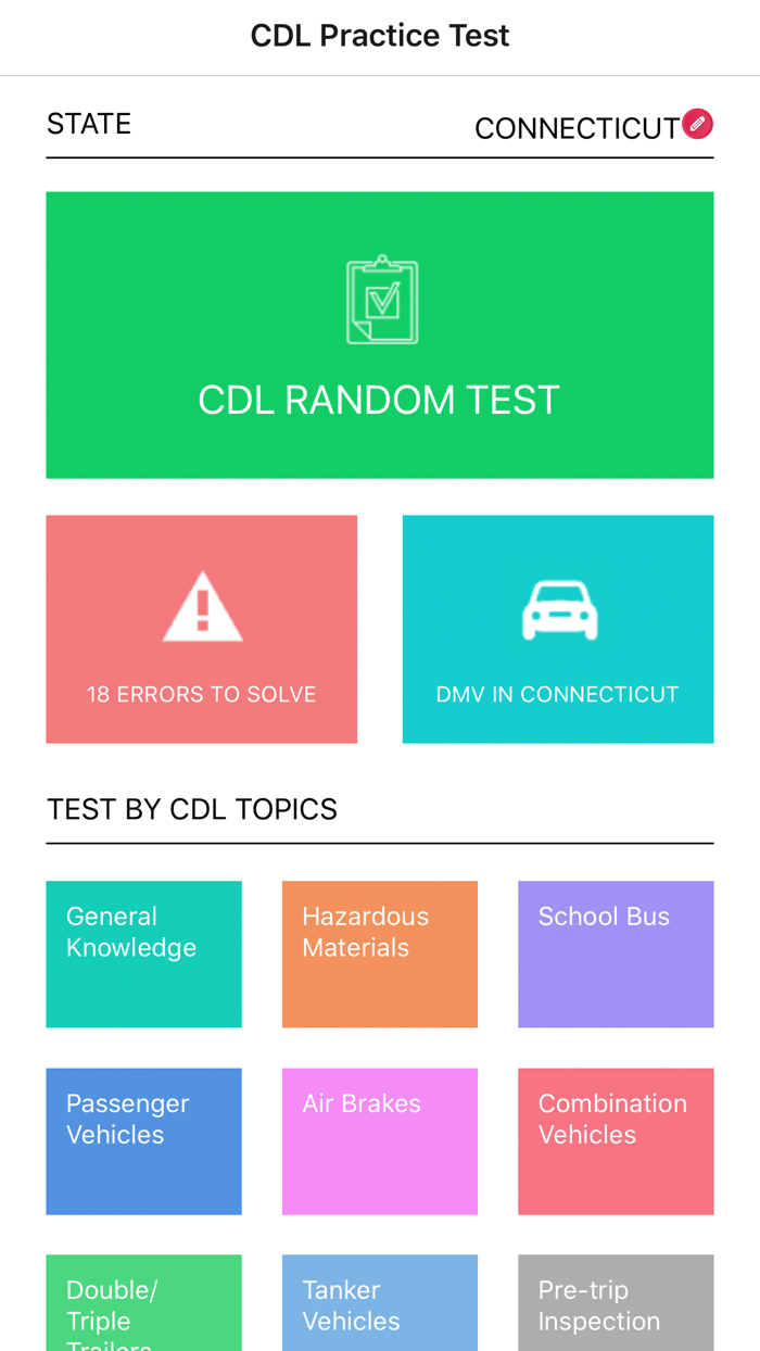 CDL Practice test APP