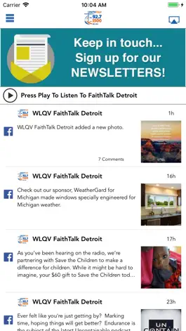Game screenshot FaithTalk Detroit WLQV mod apk