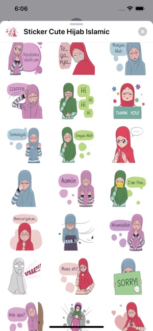 Sticker Cute Hijab Islamic(圖2)-速報App