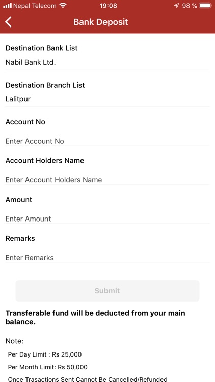 PrabhuPAY - Mobile Wallet