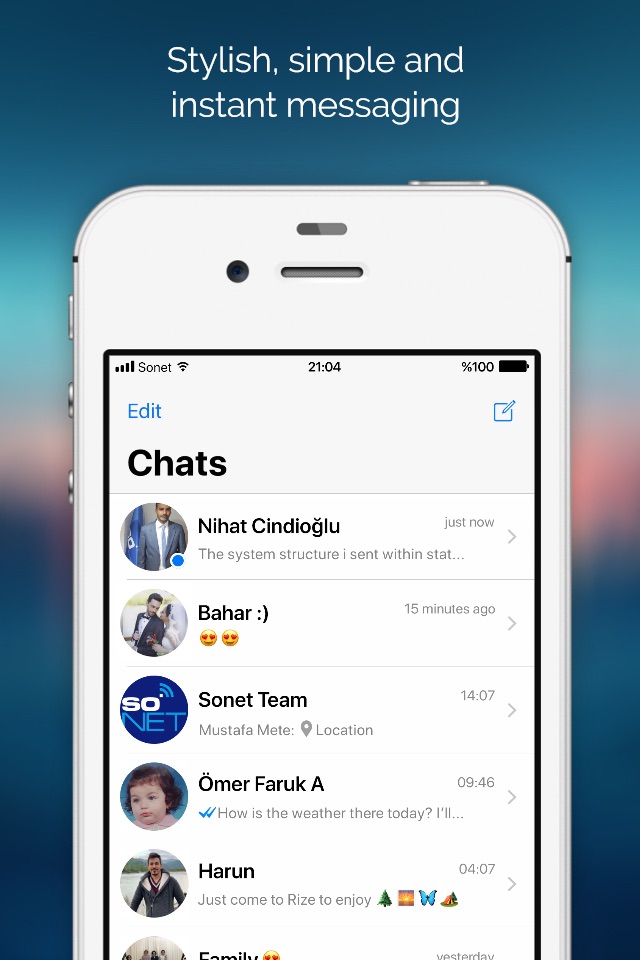 Kamapp Messenger screenshot 2
