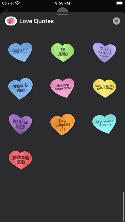 Love Quotes Stickers screenshot-4
