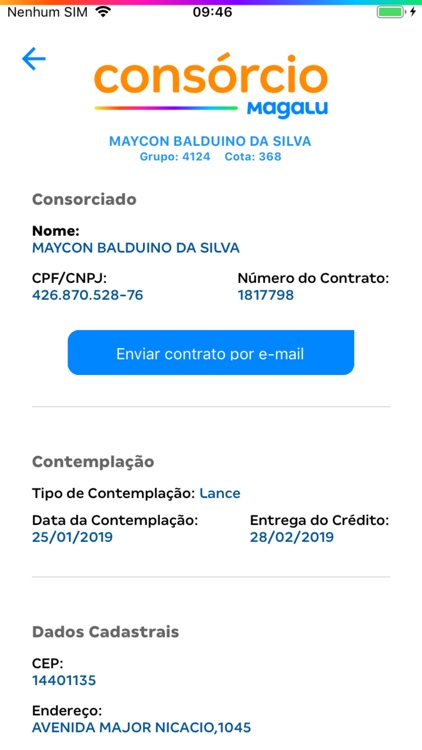 Consórcio Magalu - Cliente screenshot-9
