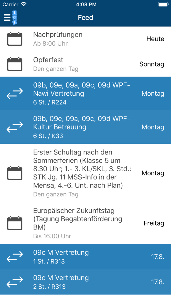 IGS Mainz Bretzenheim App