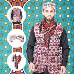 Best Sindhi Ajrak Saen Style