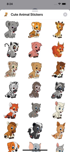 Cute Animal Stickers