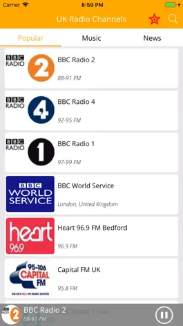 Game screenshot UK Radio Channels- Live FM, AM mod apk