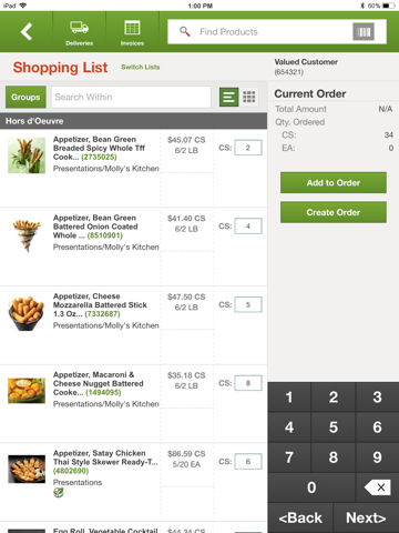US Foods for Tablet screenshot 3