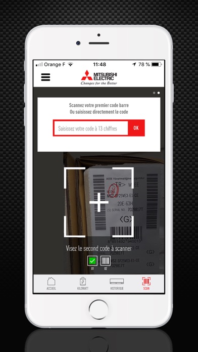 App scan - Mitsubishi Electric screenshot 3