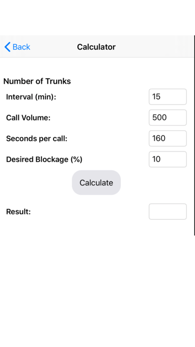 Call Center Calculators screenshot 4