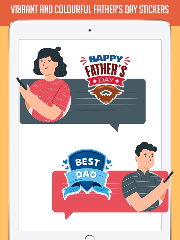 Screenshot #6 pour Father's Day 2020 Stickers