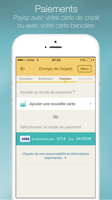 Transfert Western Union® Transfert Western Union®
