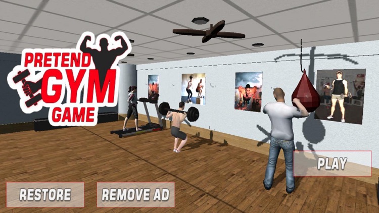 Pretend Gym Weight Loss Game screenshot-3