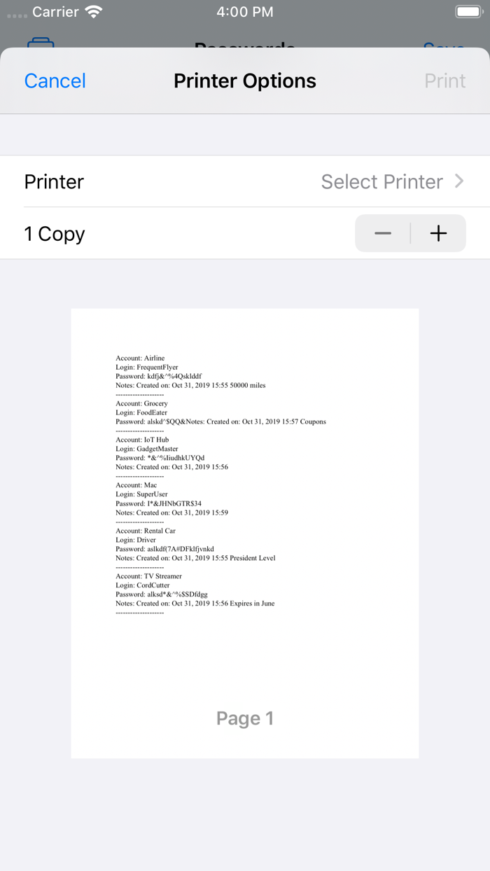 My Password Protector