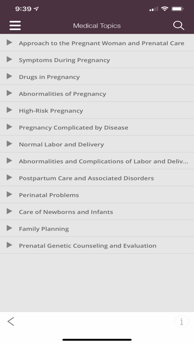 MSD Manual Guide to Obstetrics screenshot 2