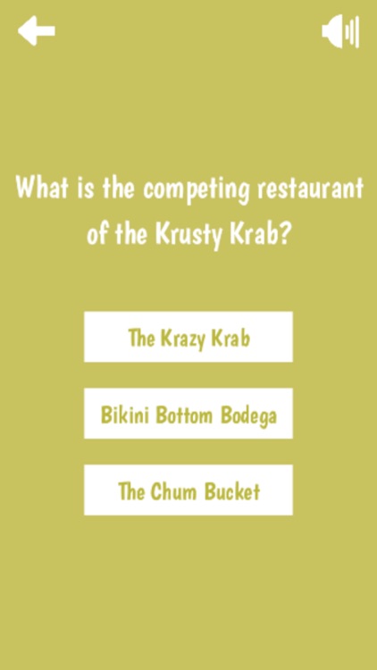 Fan Quiz for Spongebob