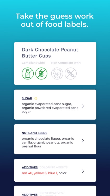 Sift Food Labels: Scanner