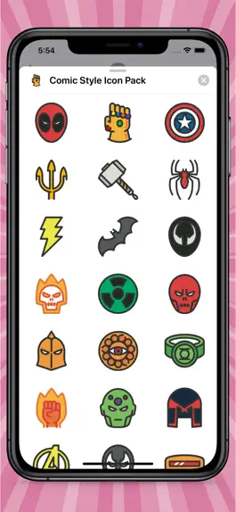 Game screenshot Comic Style Icon Pack apk