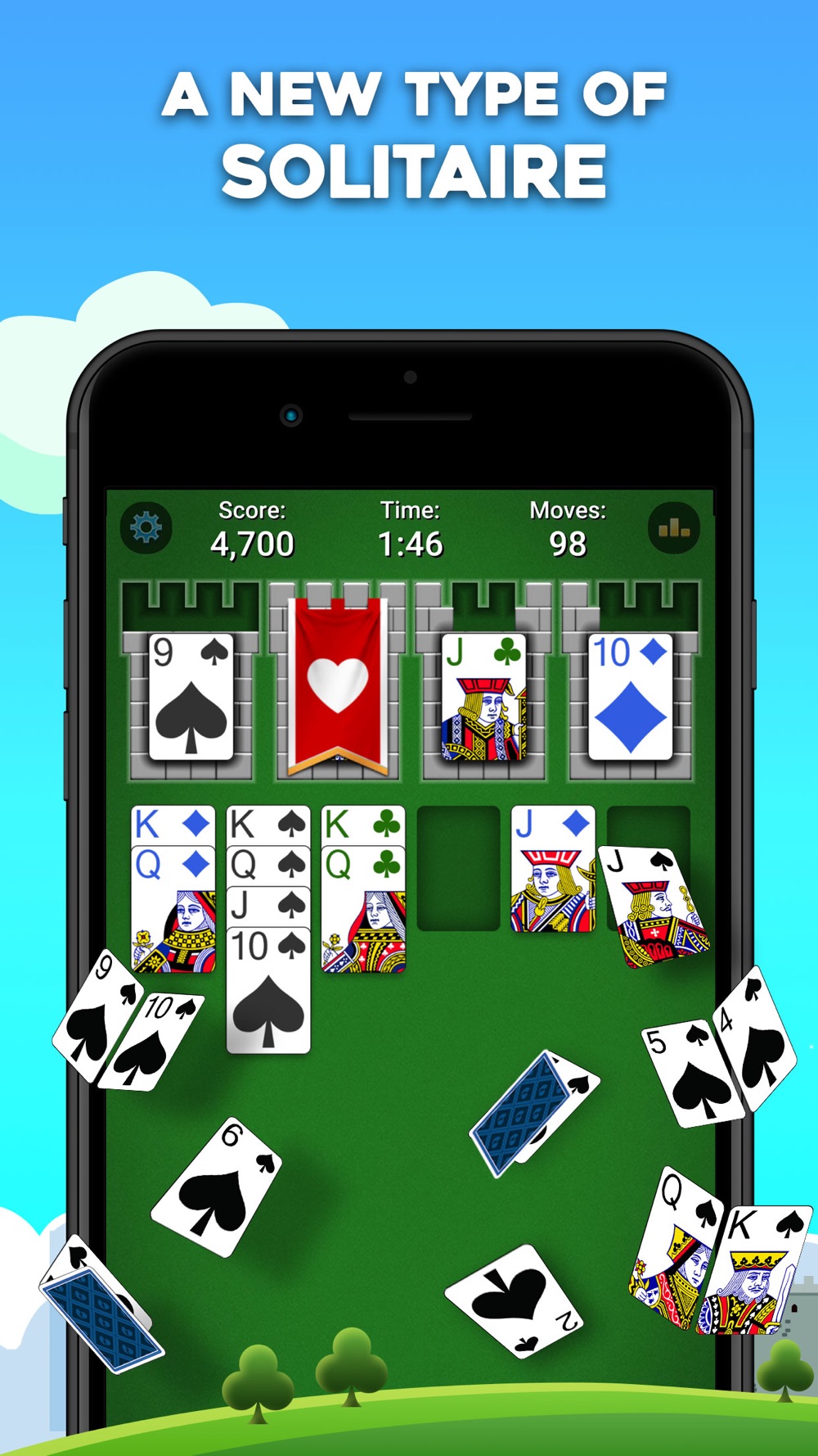 Castle Solitaire Card Game Free Download App for iPhone - STEPrimo.com