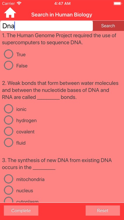 Human Biology Quiz screenshot-4