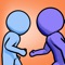 Defeat the opponents in a game of rock, paper ,scissors and grow your followers