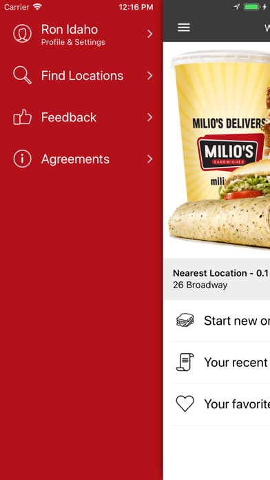 How to cancel & delete Milio's Sandwiches from iphone & ipad 2