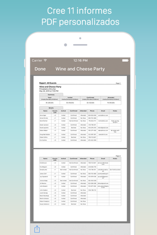 Guest List Organizer. screenshot 3