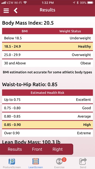 LeanScreen: Body Fat Analysis screenshot 4