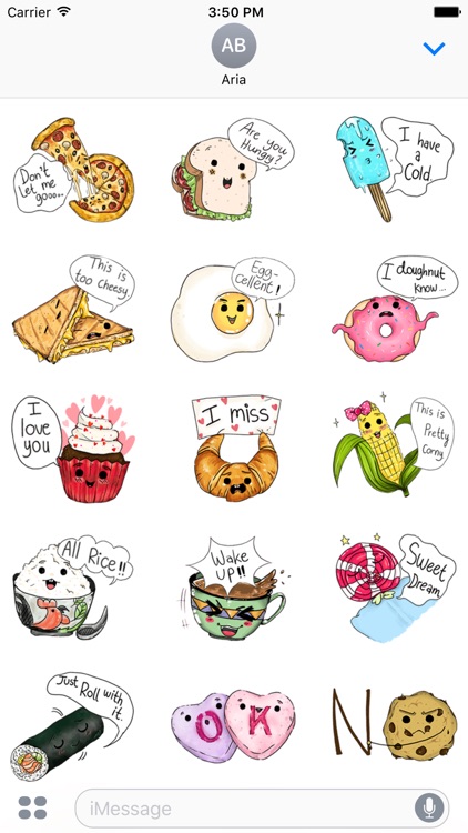 Adorable friends Food Emoji